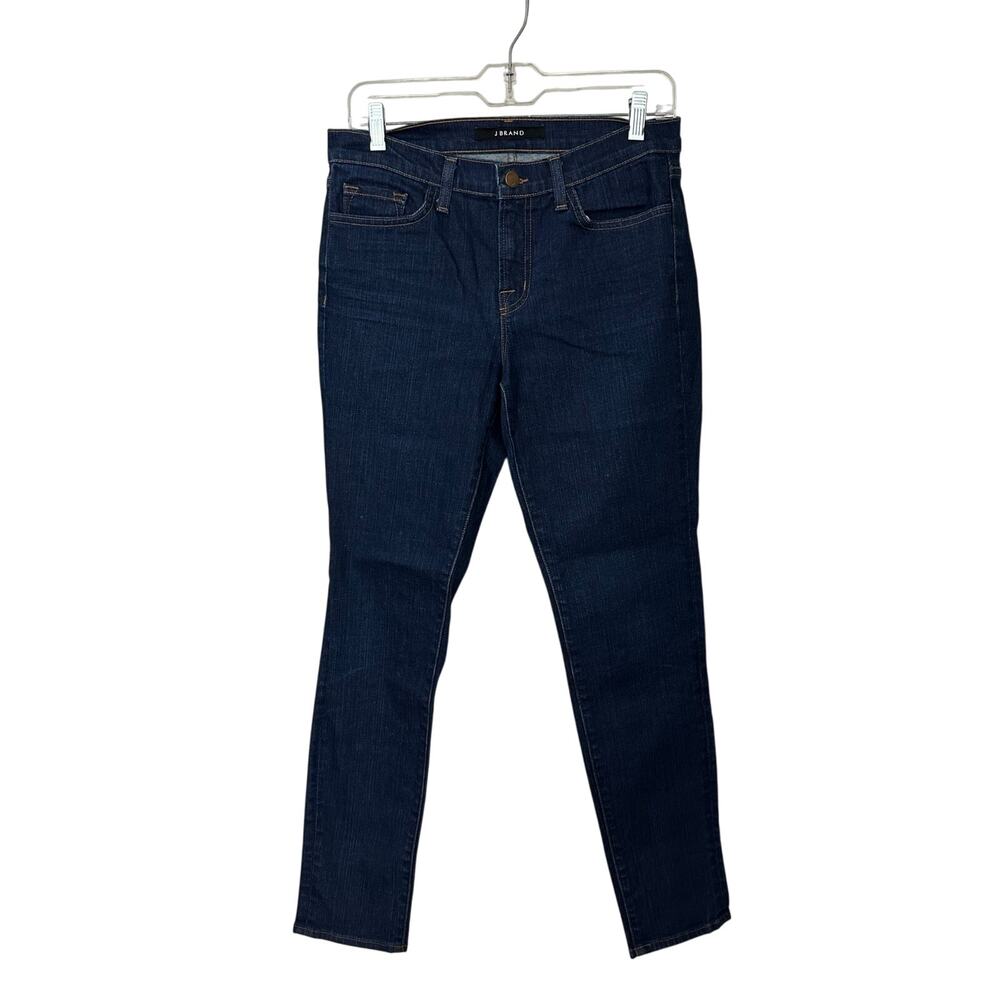 J Brand Daphne Jeans Womens 29 Skinny Leg Dark Wash Stretch Comfort Mid Rise